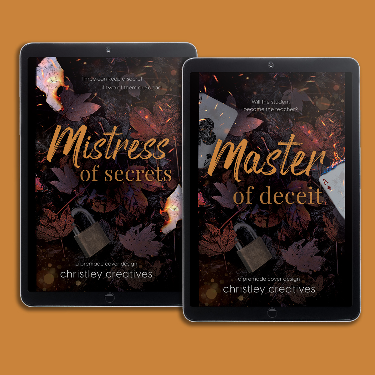 thumb__2504cc_ScorchingSecretsDuet_01 Scorching Secrets Duet - Premade Dark Discreet Romance Book Cover from Christley Creatives